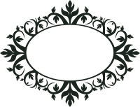 Ornament Oval Frame
