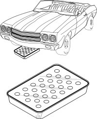 Automobile Oil Changing pan