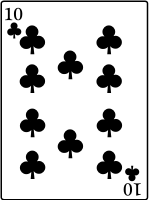 10 of Clubs