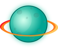 Planet with rings