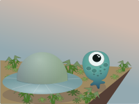 Alien landing