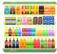 Supermarket Goods Shelf 3