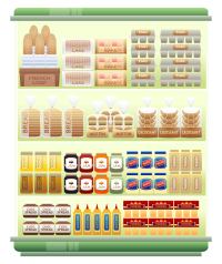 Supermarket Goods Shelf 5