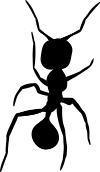 Ant silhouette 2