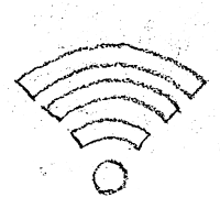 Wifi chalk icon