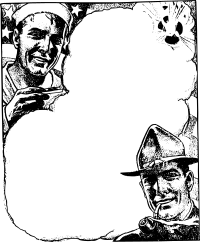 Two Fighting Men - Frame
