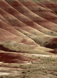 Painted Hills of John Day Fossil Beds, Oregon