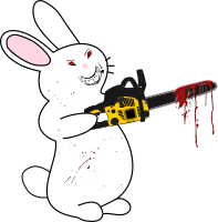 Bunny With Chainsaw