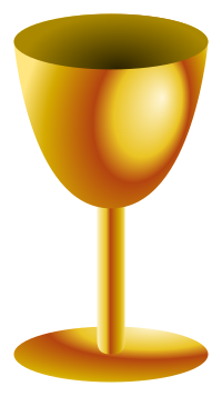 Golden trophy