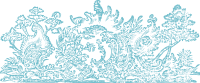 Ornamental waves and trees