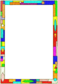 Stained Glass Border 01