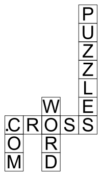 Logo of a typical crossword puzzle website