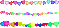 Heart Page Border Decorations
