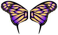 Asas de borboleta/fada vetor - butterfly/fairy wings vector - Inkscape