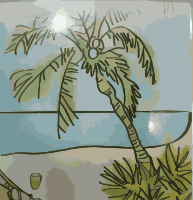 Remix of Thai Restaurant Beach Scene