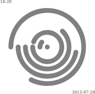Concentric Loop Clock (1 minute cycle)