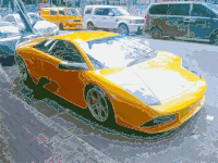 Sports Car Needs Cutout from Scene