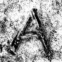 Written in Sand Letter A