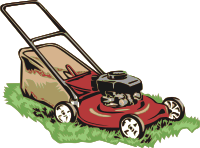 Red Lawnmower