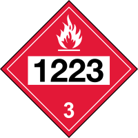 UN 1223 (Kerosene) Flammable Placard