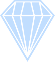 Single Blue Diamond