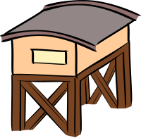 Building on poles