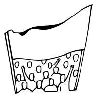 Demonstration with empty sign