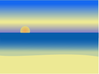 sunrise on the beach