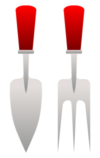 Gardening Fork And Trowel