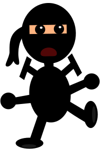 A Simple Cartoon Ninja