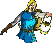 Blonde Male Medieval Adventurer with Lantern - Highlights