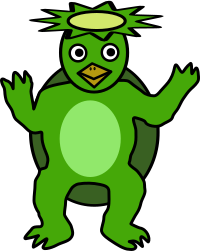 Happy Kappa Cartoon