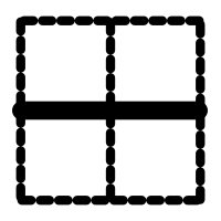 mono border horizontal