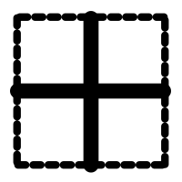 mono border inside
