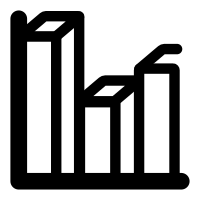 mono chart bar 3d