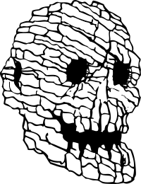 rock skull