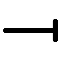 mono line dimension line end