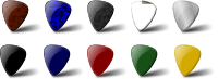 Guitar pick set