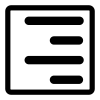 mono text right