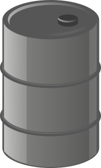 metal barrel