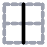 primary border vertical