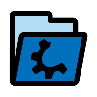 primary folder cyan