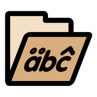 primary folder fonts