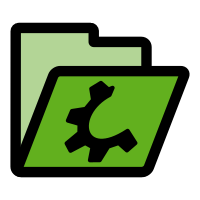 primary folder green open