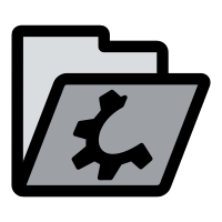 primary folder grey open