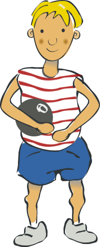 boy with a ballon