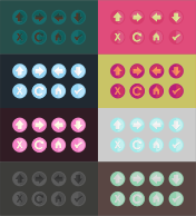 Various Oversized Buttons for Touch