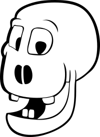skull cartoon