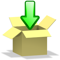Download icon box