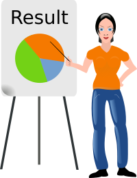 Presentation with girl